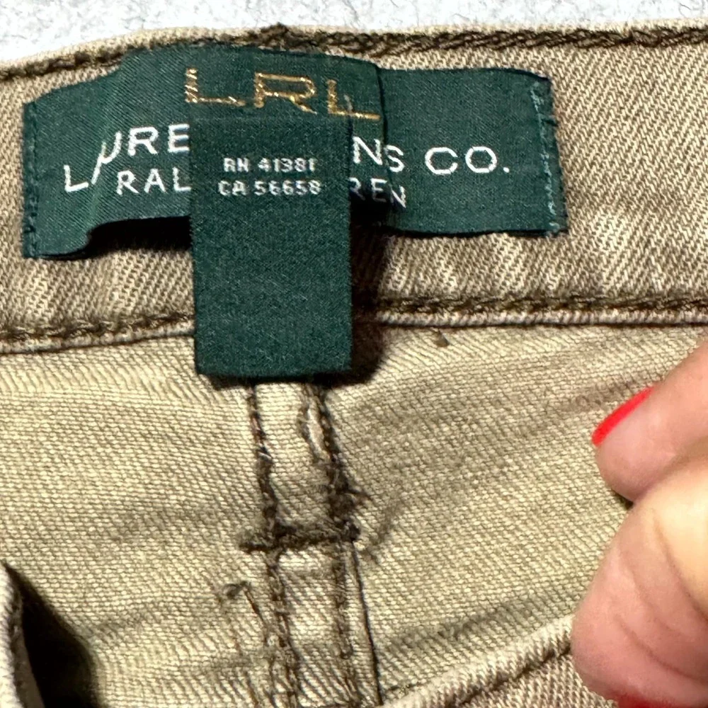 Ralph Lauren Pants Women's Size 10 cream Jeans straight leg